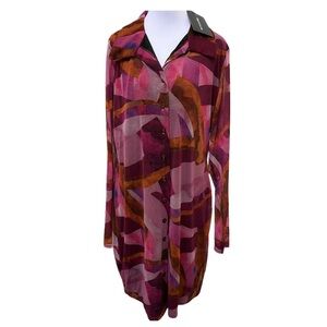 PRETTY LITTLE THING mesh dress Sz 18